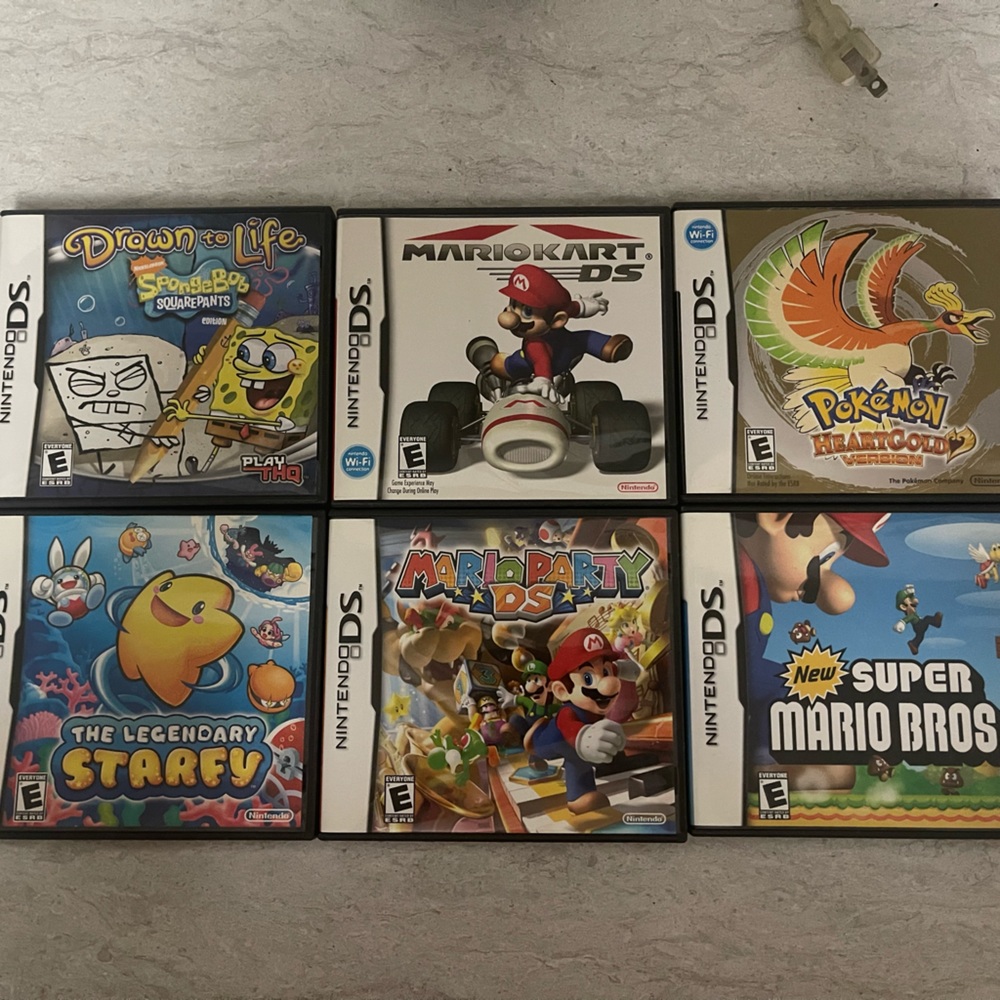 Nintendo DS game lot